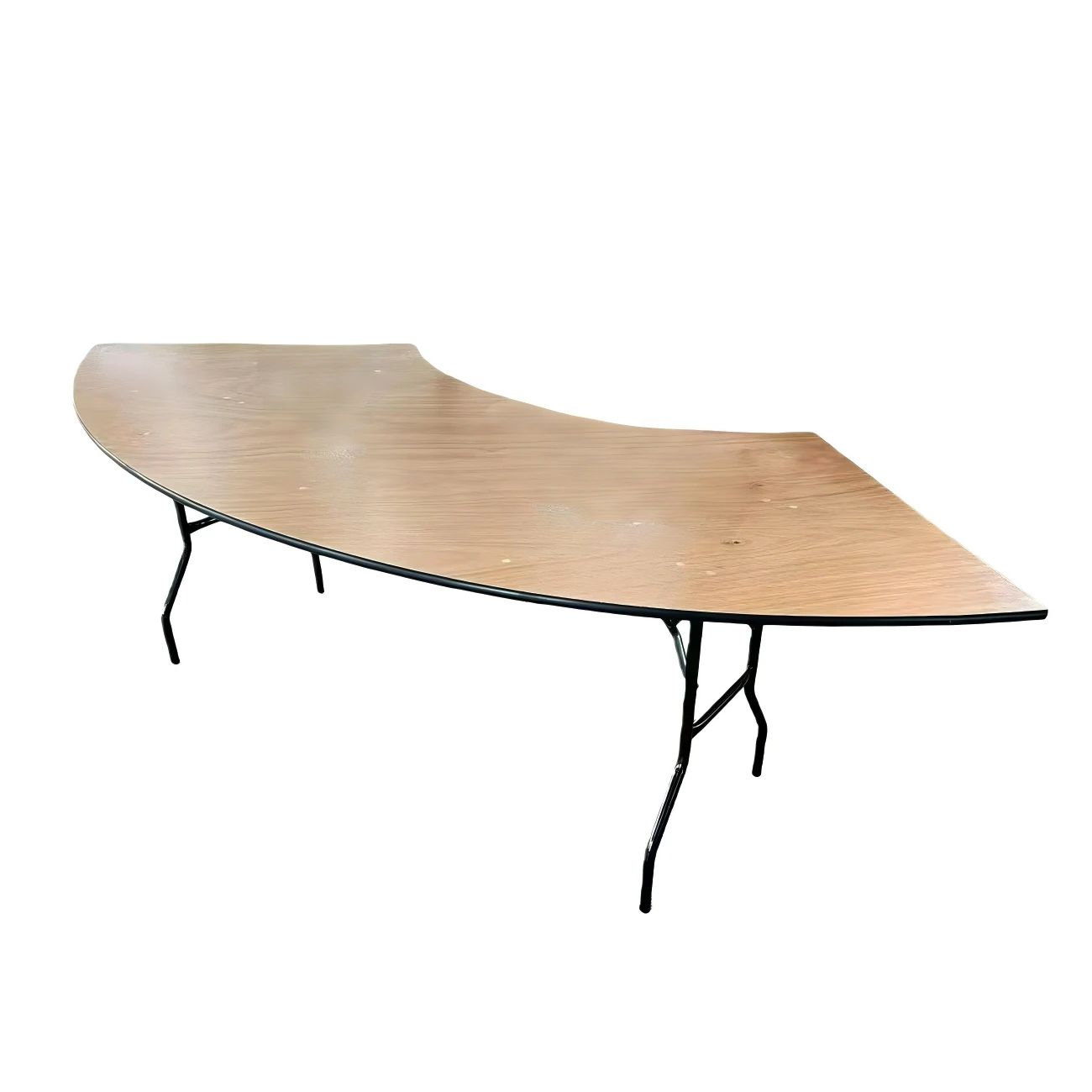 * Quarter Round Event Table  Wood Banquet Flodable Tables Wedding Event Floding Table