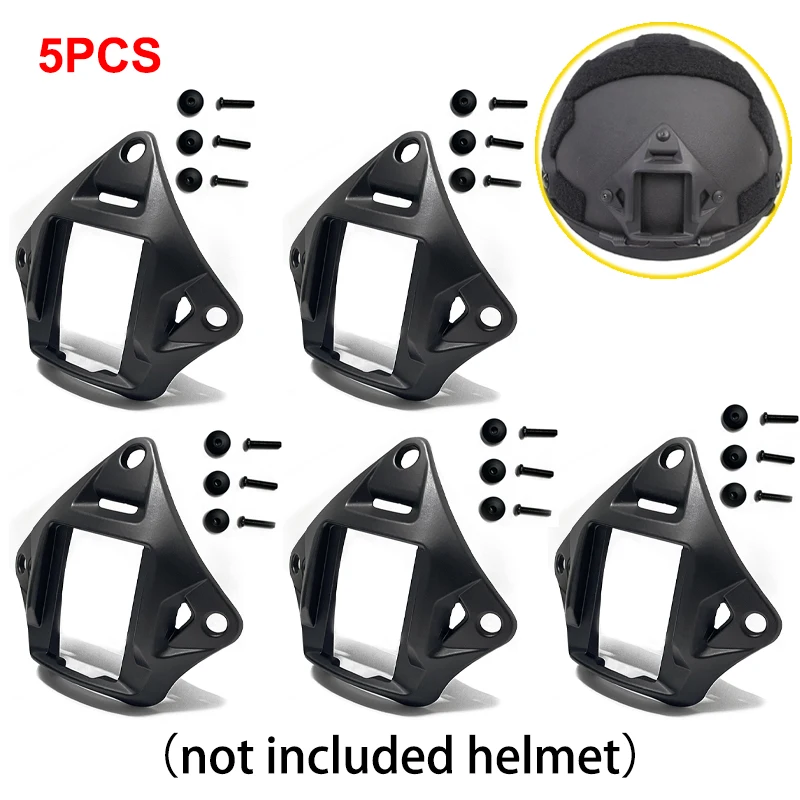 Tactics Helmet NVG Mount Base Adapter Shroud with 3-Hole Aluminum Alloy Helmet NVG Base for FAST Helmet (2/5 set)