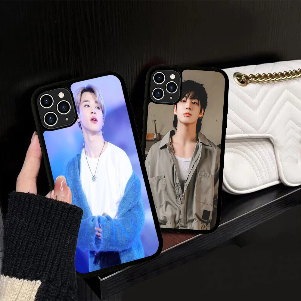 Singer J-JIMINS-S Phone Case Silicone PC+TPU For For IPhone 11 12 13 14 15 16 Plus Pro Max Cover