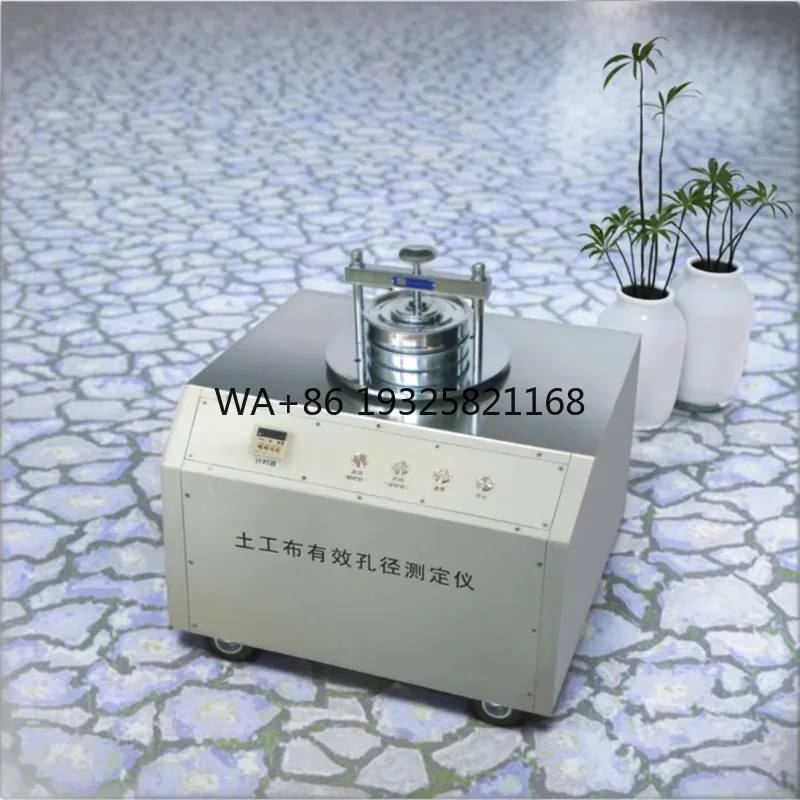 Dry Sieve Method Composite Geotextiles Effective Pore Size Tester Laboratory Geotextile Effective Pore Diameter