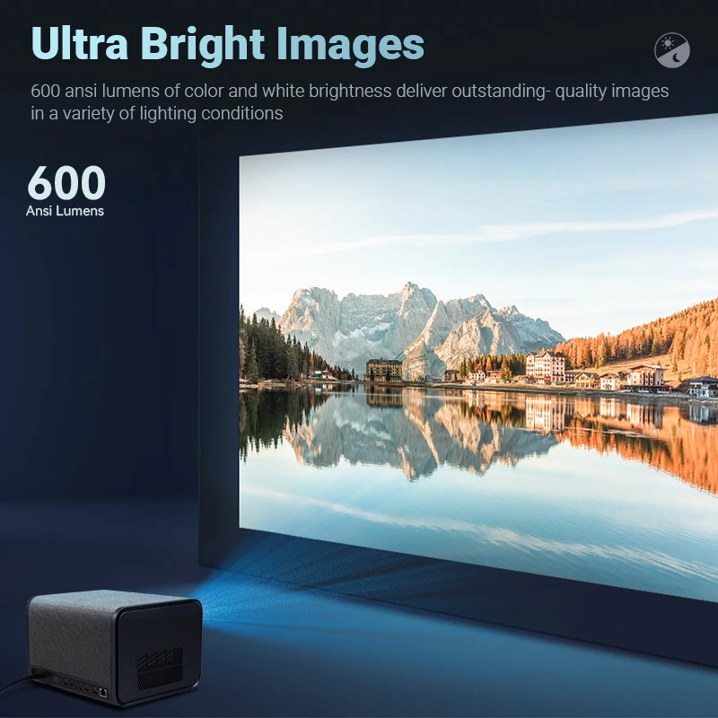 L015 Smart Android Wifi Projecteur Led Home Theater Filme 4k Projetor Portátil Escritório Projetor de Negócios Ao Ar Livre