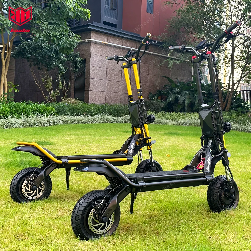 EU Stock Kaabo Wolf King GTR 72V 35Ah Battery Dual Motor 2000W*2 Portable Removable Battery 12inch Kaabo E-Scooter