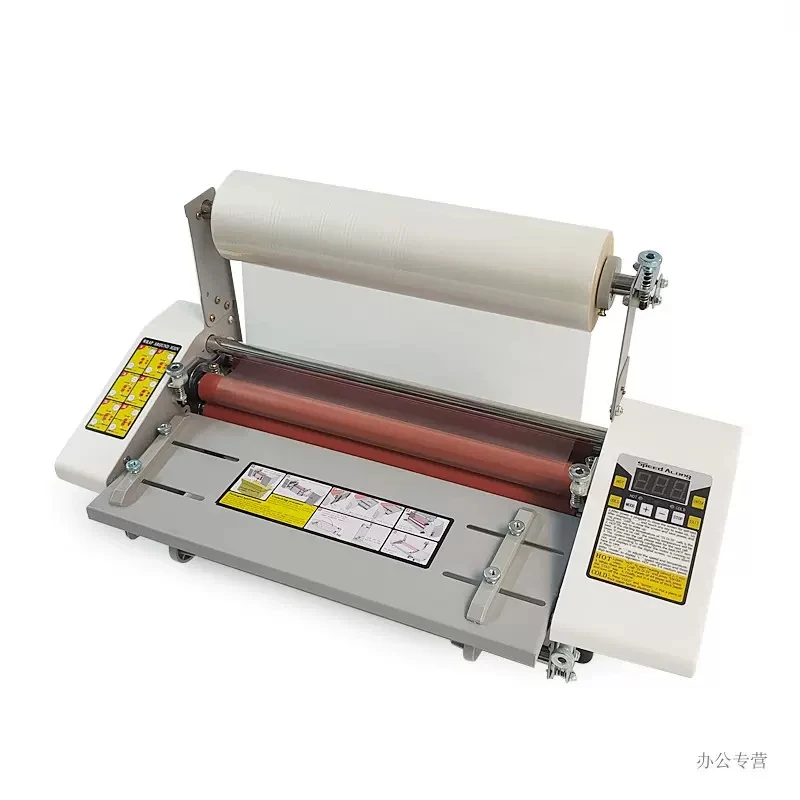 335mm A4 A3 electric cold & hot roll laminator double side laminating machine