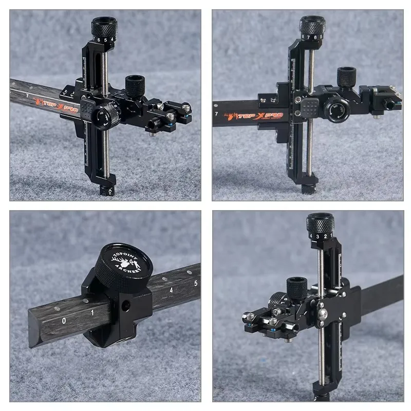 TP8810 Archery Compound Bow Sights 9inch Fiber Bracket Fast Adjustable Right/Left Hand Hunting Shooting Competition Accessories view 3