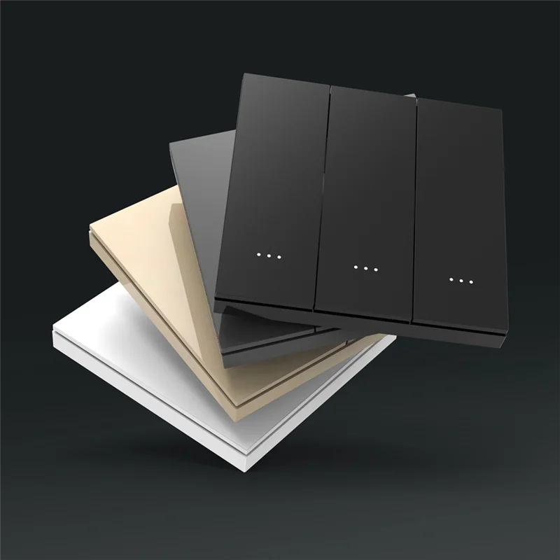 

Подходит Tuya Zigbee умный переключатель 220 В кнопочные выключатели света настенный кнопочный переключатель Smart Life пульт дистанционного управления 3-клавишный