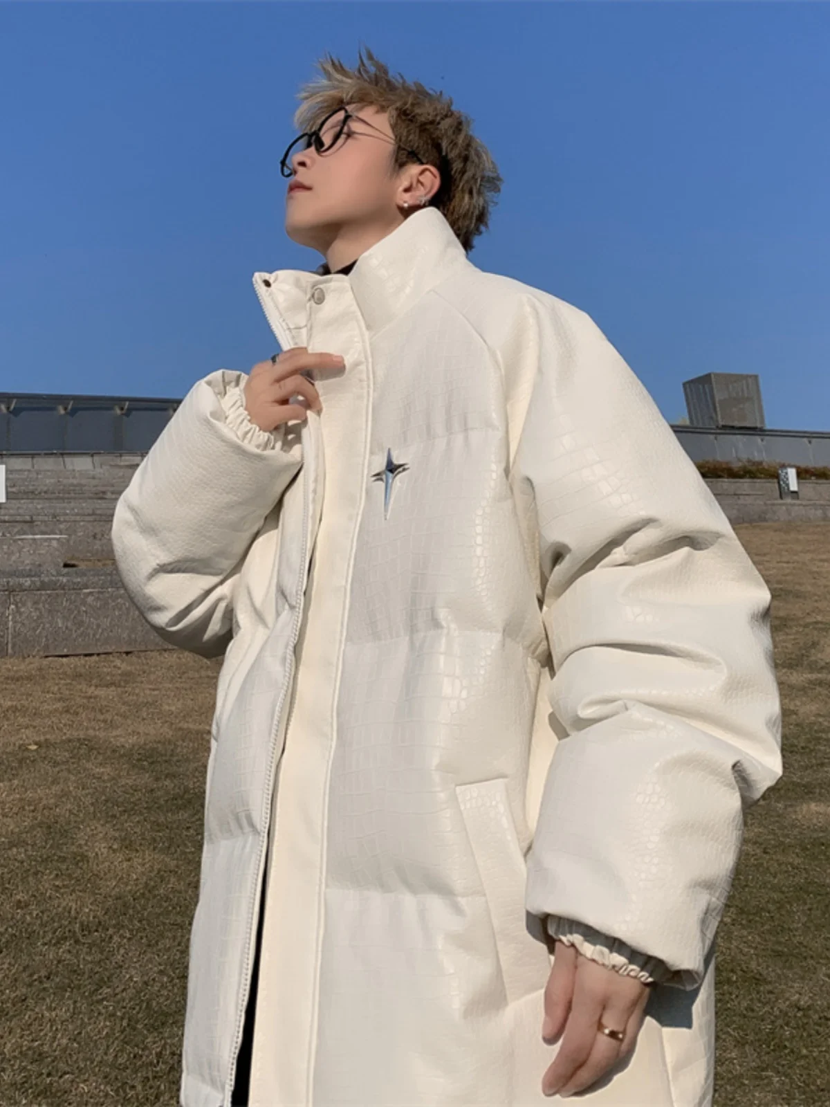 Parkas d'optique d'hiver pour hommes, chaud, simple, imperméable, Comb202 leisure, mode, beau Ulzzang, tout match, collège, jeune, zones bre