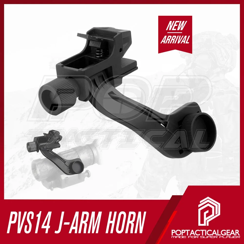 

PVS14 J-Arm Adapter RHNO II Mount Horn Interface PVS14 Night Vision Mount Compatible with All Models of PVS-14