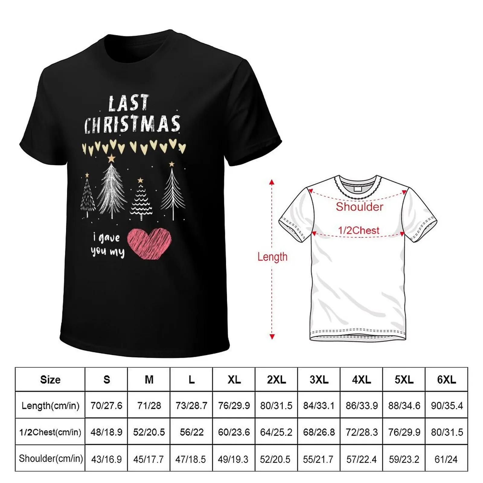 Last Christmas WHAM- Romantic Magical XMAS of Love T-Shirt t shirts for man cotton funny T-Shirt