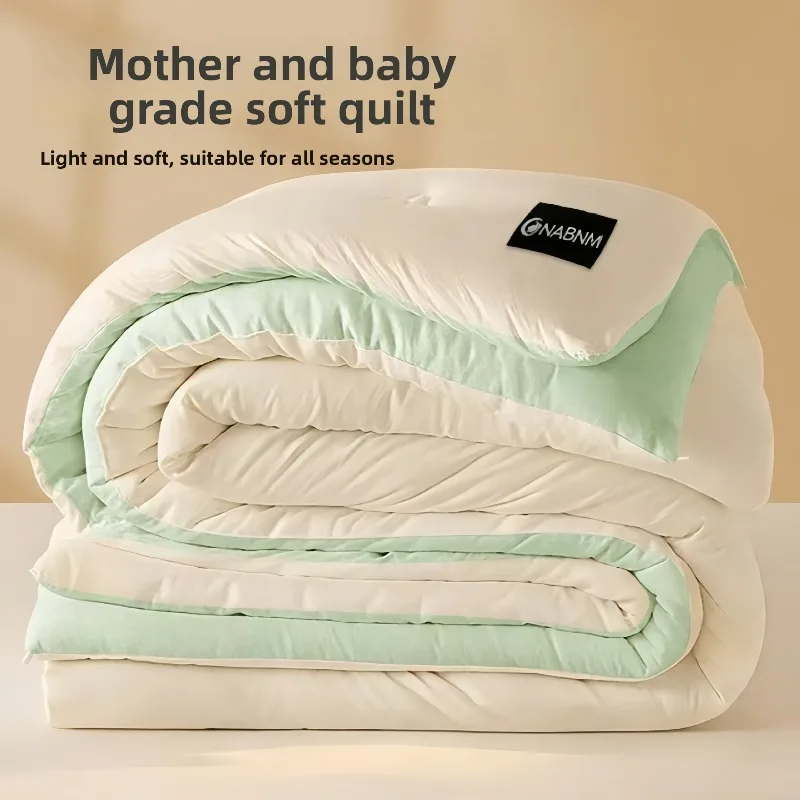 Air Conditioning Spring Autumn Double Thick Winter Quilt Comforter Dorm Student Winter Quilt Thickened To Keep Warm
