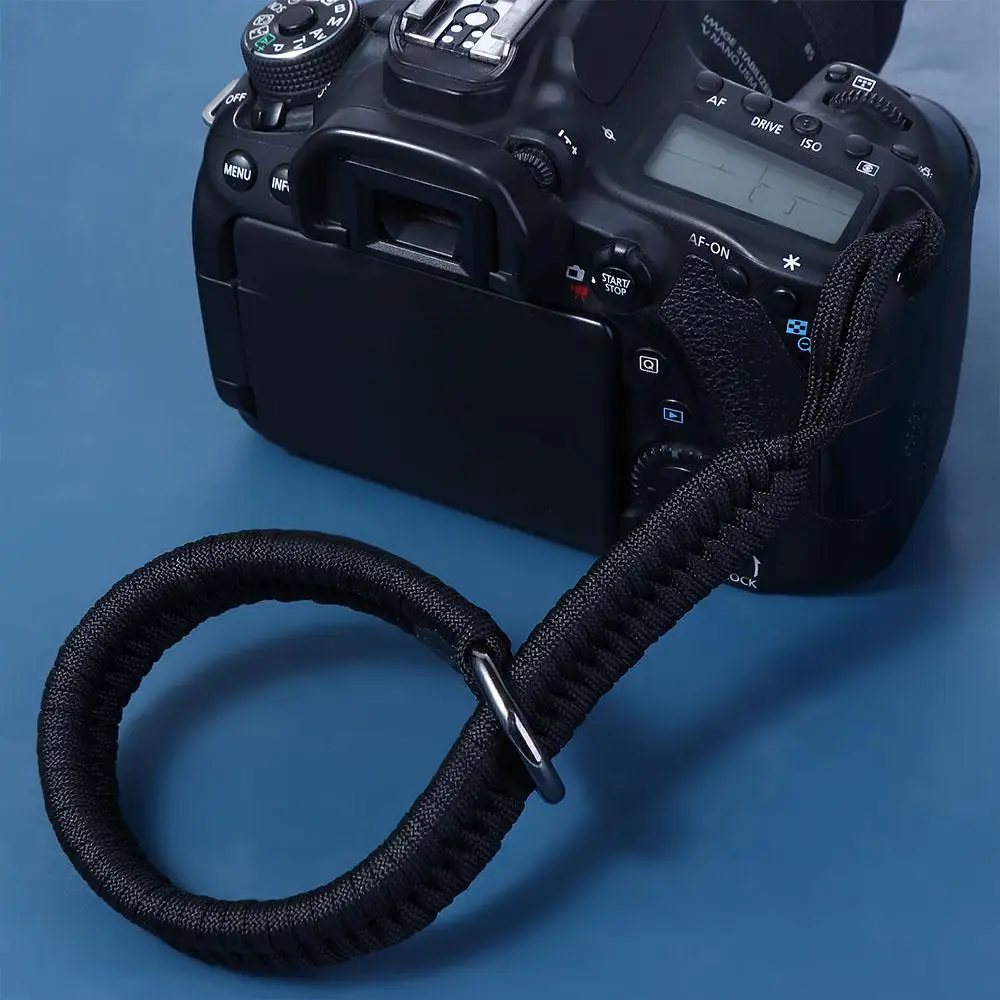 Lanyard Strap Grip Weave Cord Camera Strap Quick Release Connector SLR Camera Shoulder Strap Hand-Woven Wristband With Base