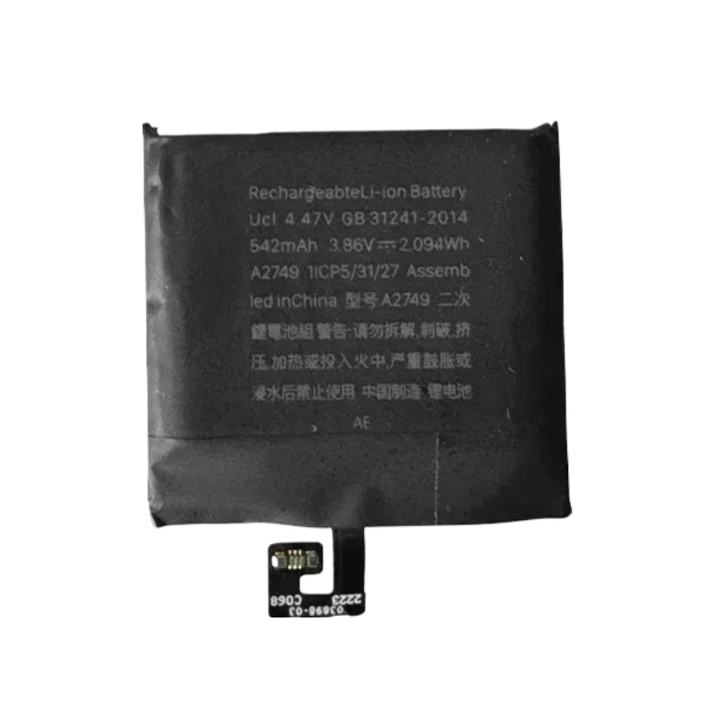 High Quality A2749 Watch Battery 3.86V 542mAh For Apple Watch Series Ultra1 49mm Brand New Replacement Battery