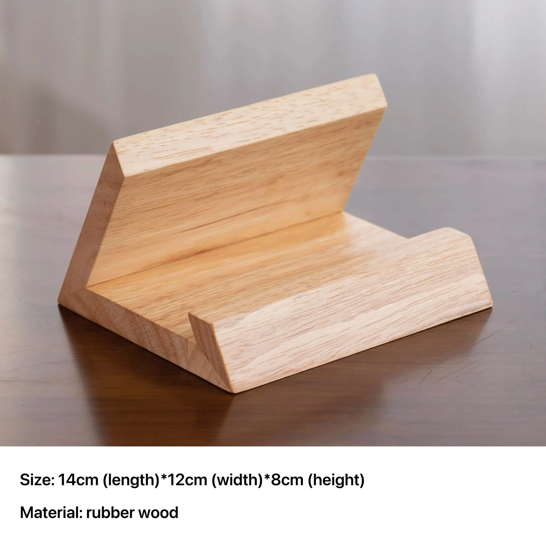 Vintage walnut solid wood tablet stand desktop creative computer mobile phone holder lazy stand