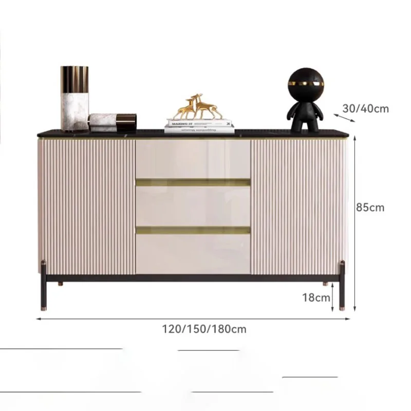 خزائن غرفة المعيشة الفاخرة خمر الشمال توفير المساحة الإبداعية خزانة عرض التخزين تصميم بسيط مضمد أثاث المنزل