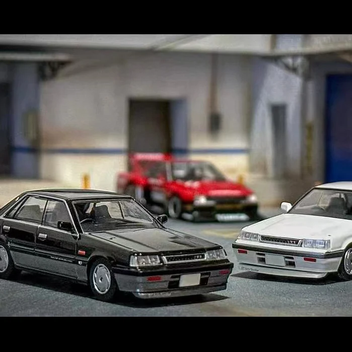 Tomytec 1/64 TLV n301a/b Nissan skyline R31 alloy trolley model collection decoration gifts