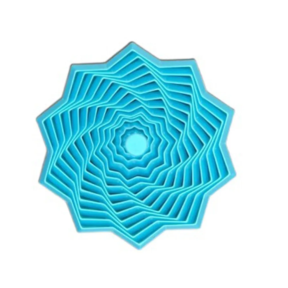 

PLA Expanded Sensory Fidget Star 3D Printed with Handles Fidget Toy Whirling Spiral Stress Relief Desktop Decompression Toys