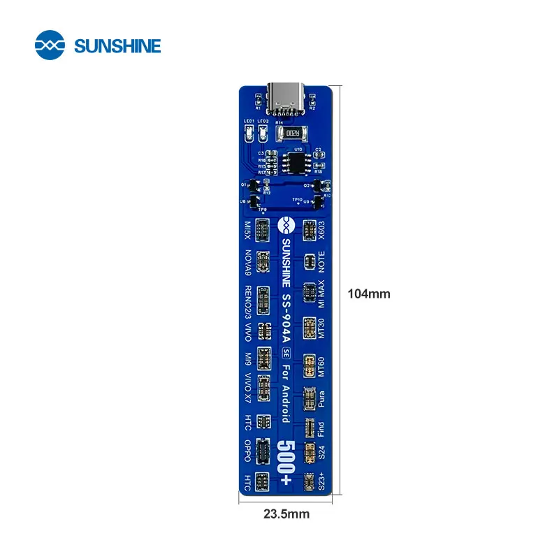 أشعة الشمس SS-904A SE أندرويد لوحة تفعيل البطارية 4.2 فولت كشف قطبية السيارات أداة إصلاح عالمية ل 500 + نماذج الهاتف