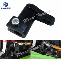 waase Rearset Rear Set Foot Rests Reverse Shift For KAWASAKI Ninja 250R 300 400R 650 650R ZX6R ZX10R ZX14 ZX14R Z1000 ER6F ER6N