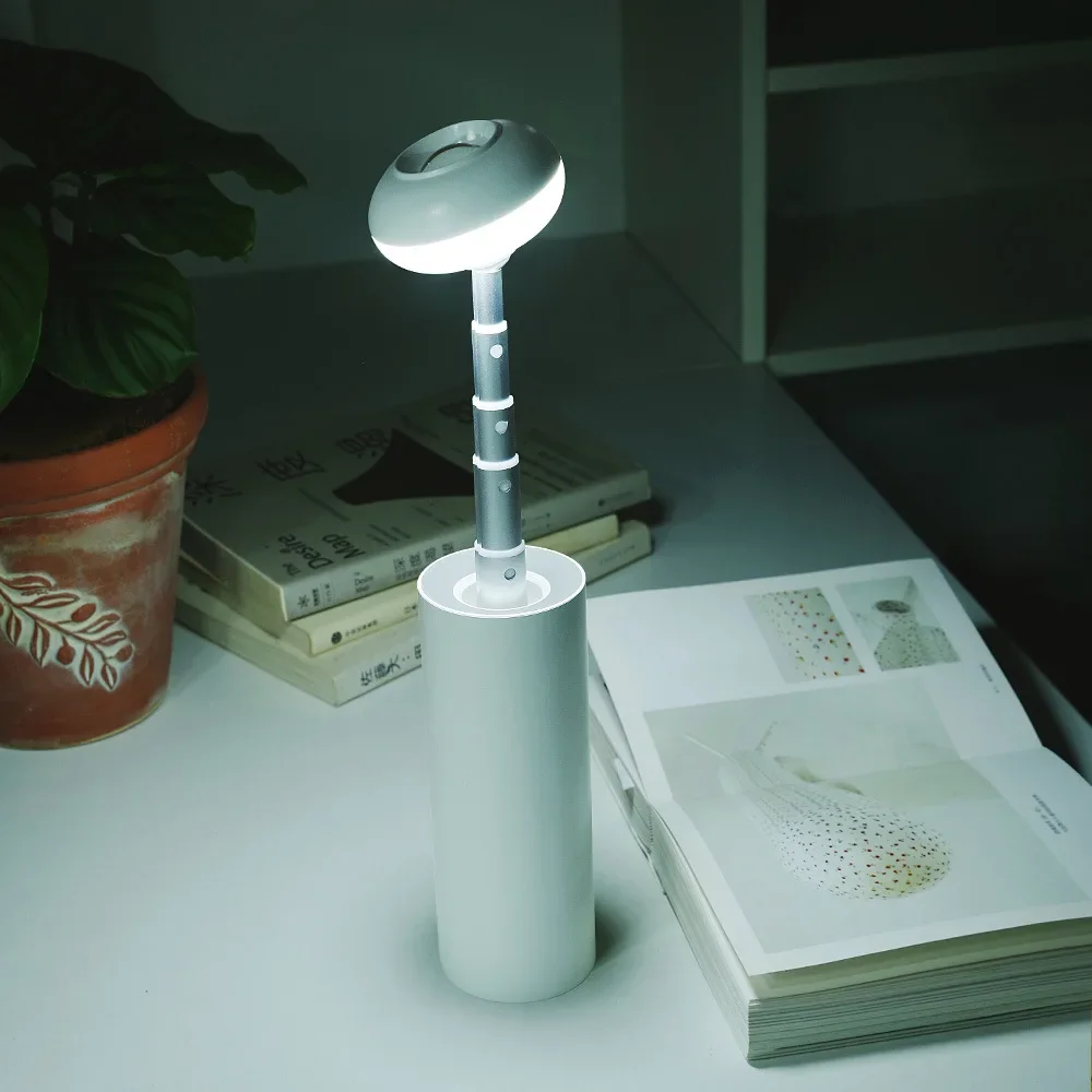 Outdoor camping telescopic light, ultra-long battery life, ambient light, super bright, rechargeable multi-functional lighting