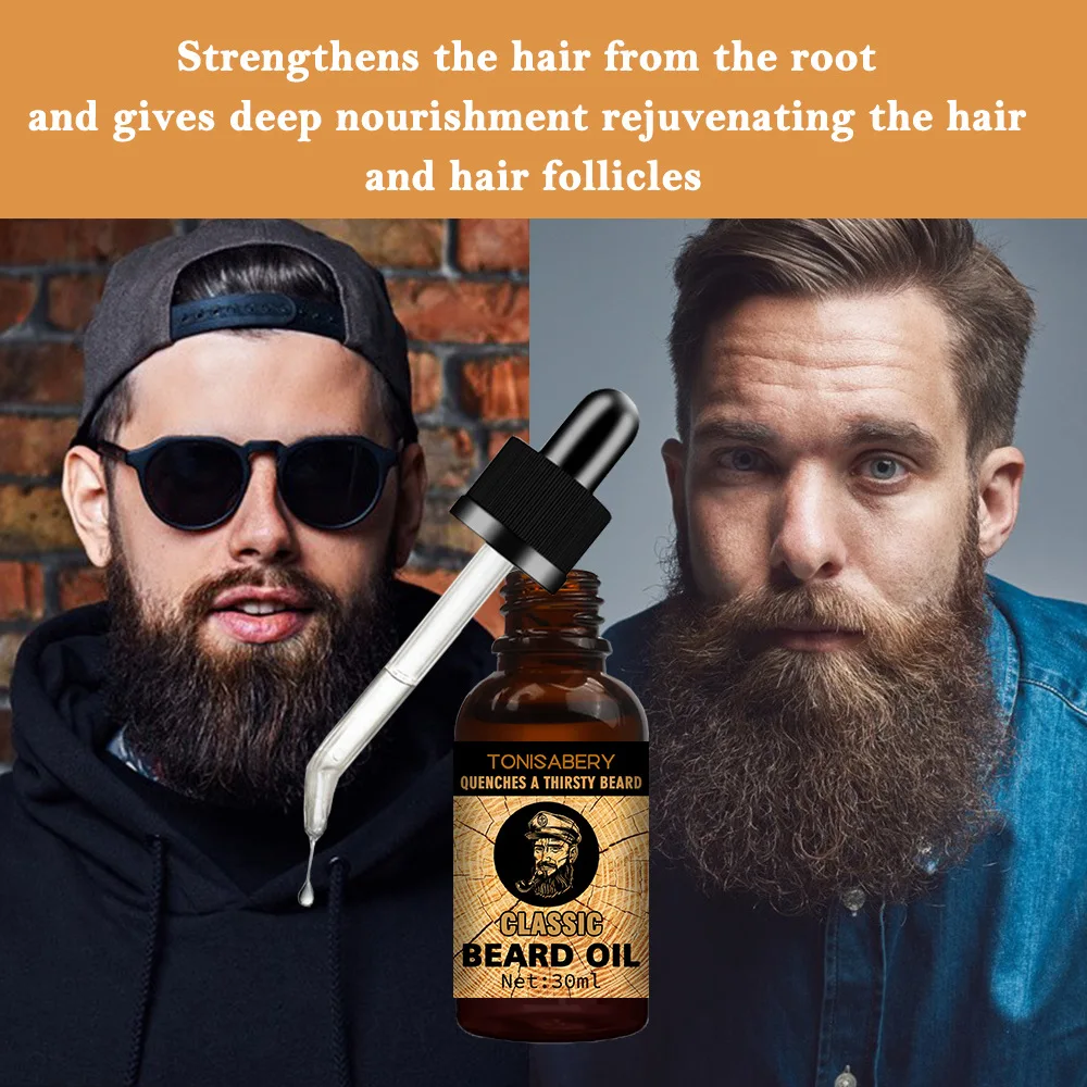  offers 30ml of beard oil for skincare softening and nourishing