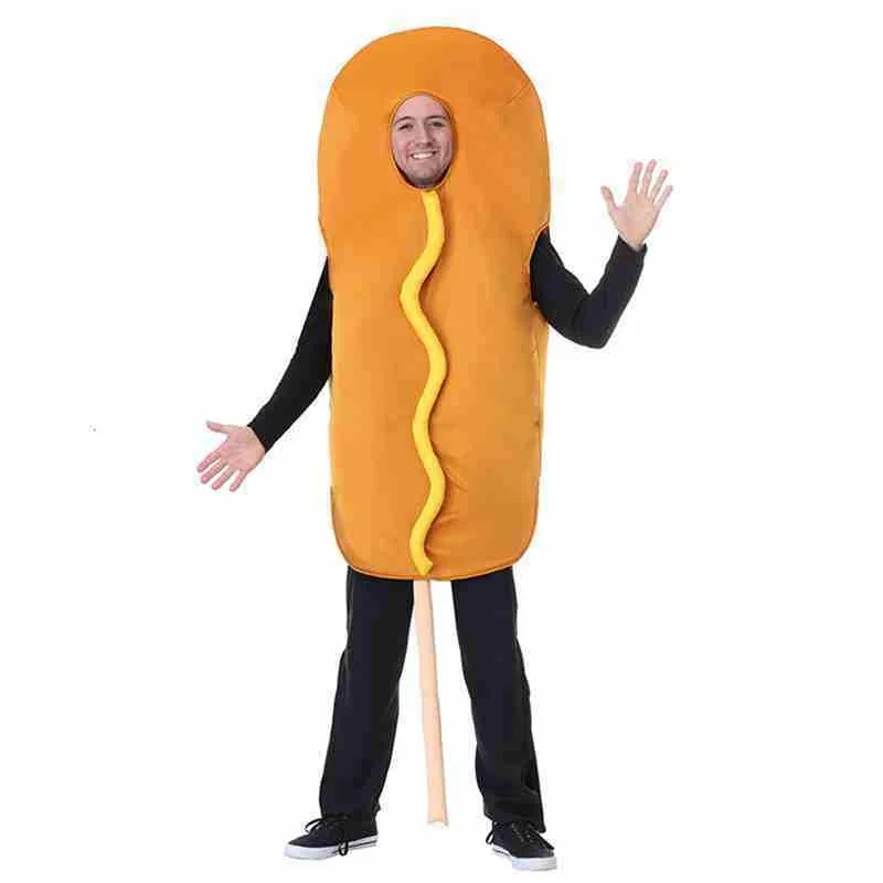 

2019 funny 3d printing sausage cosplay hot dog suit cartoon kid Halloween costume for kids carnival boy costume
