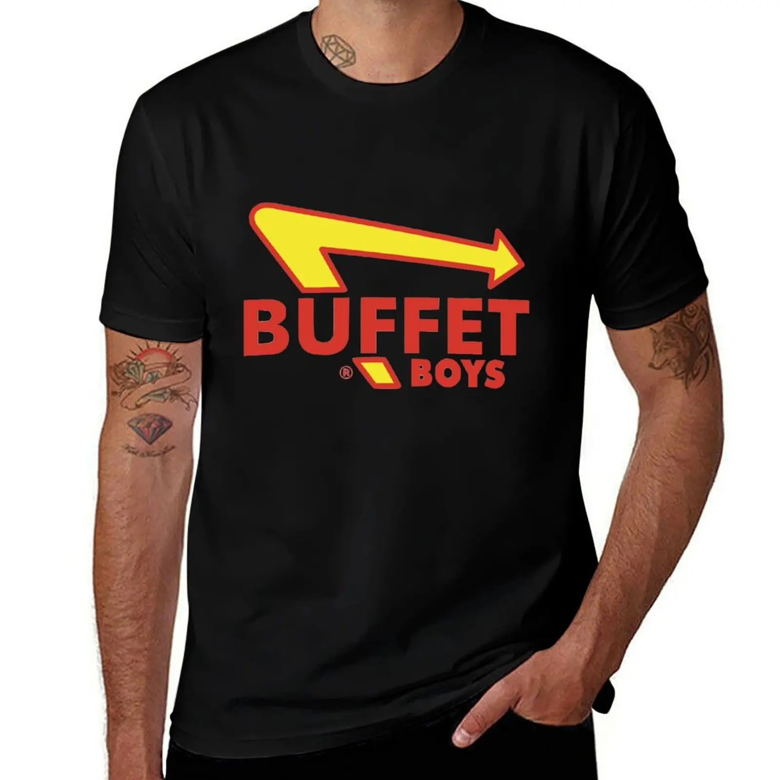 

Buffet Boys T-Shirt oversize t-shirts man funny costumes gifts for boyfriend t shirt for men
