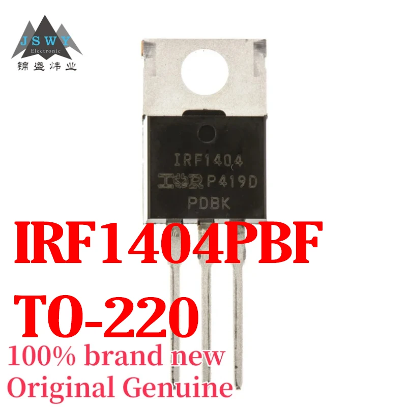 

(5/50 pcs) IRF1404PBF IRF1404 TO-220 Integrated Circuit IC Brand New Original Packaging Fast Shipping Free Shipping