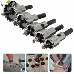 5Pcs Carbide Tip HSS Drill Bit Saw Set Metal Wood Drilling Hole Cut Tool for Installing Locks 16/18.5/20/25/30mm Hand Tool Sets