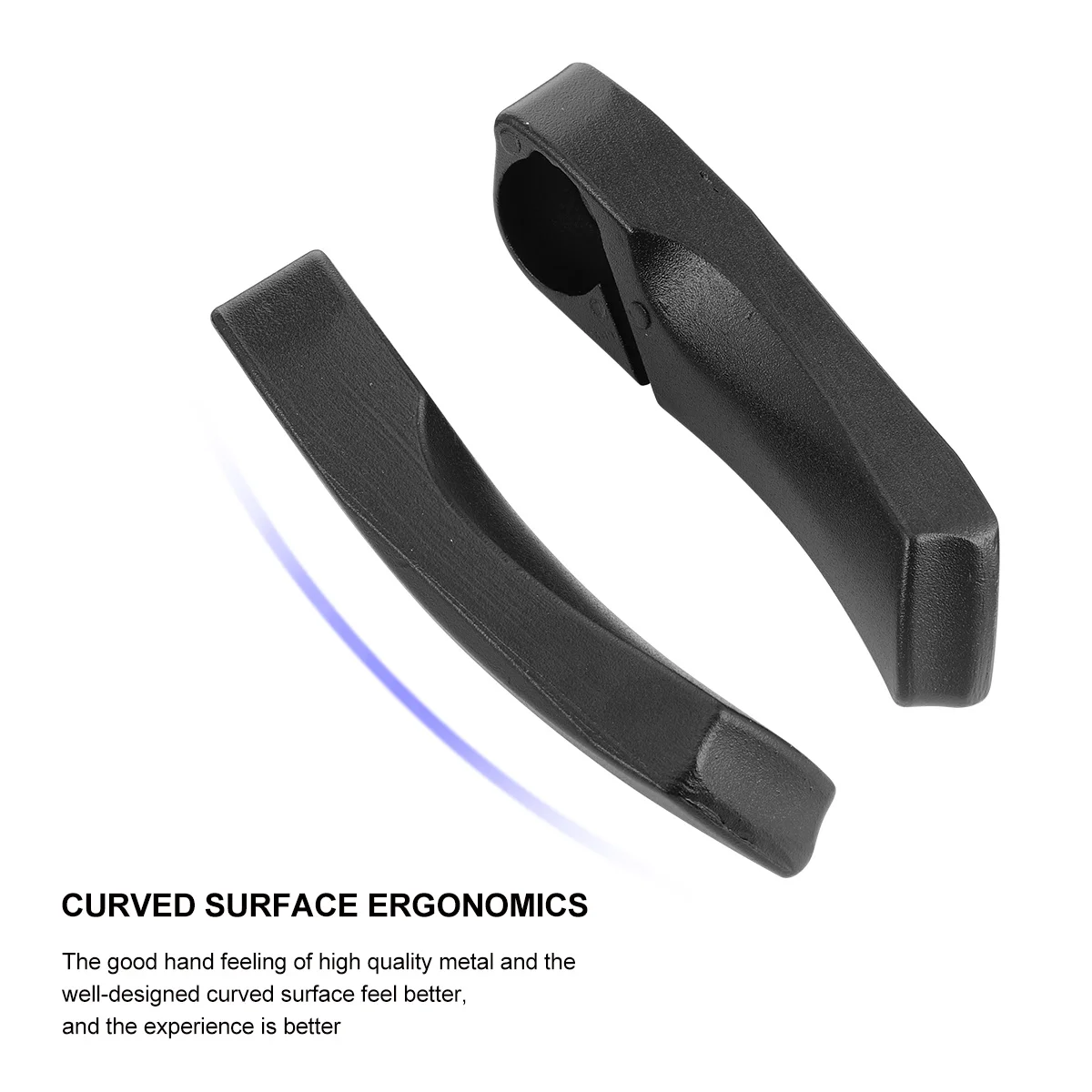 1Pair Handlebar Aluminum Alloy Deputy Handlebar Auxiliary Comfortable Grip Durable Suitable Mountain Folded Bike