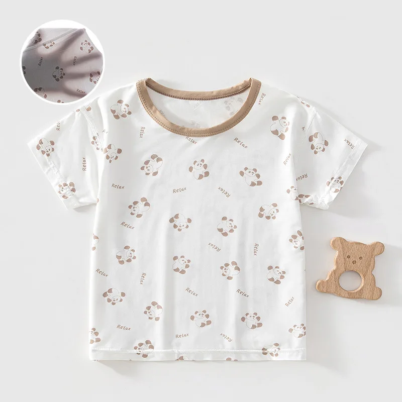 0-4T 2026 Summer New Arrival Cute Kids' Casual Short-Sleeve 