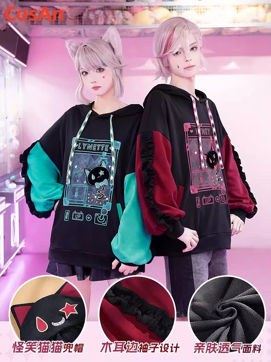 

CosAn Game Genshin Impact Lyney/Lynette Cosplay Costume Fashion Daily Outfit Hoodie Activity Party Role Play Clothing S-XL