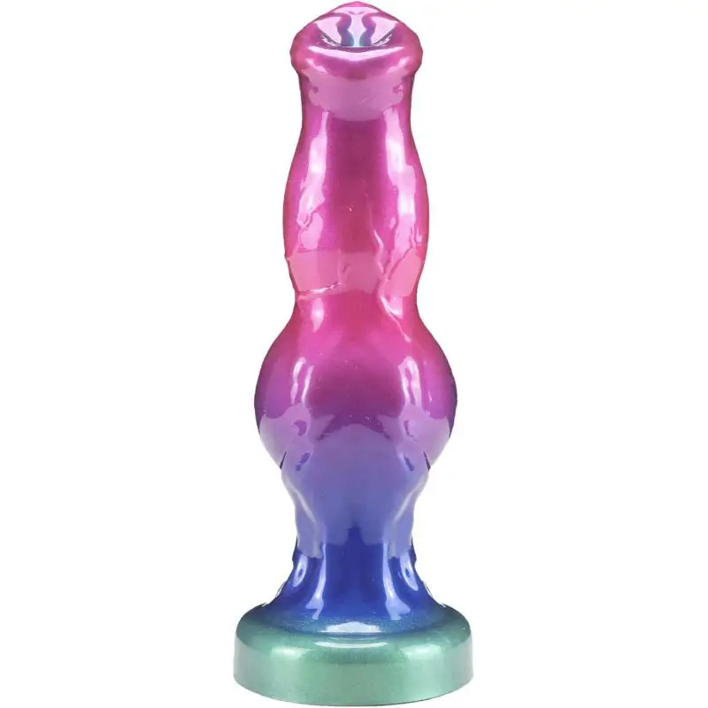 Fantasy Nuevo Dildo con Nudo de Perro, Plug Anal, Juguetes para Adultos para Mujeres y Hombres, Masturbación, Entrenamiento Anal, Masaje de Próstata y Punto G 18+
