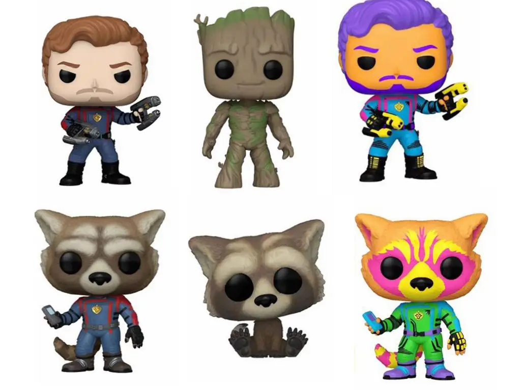 Funko pop стражи Галактики 3 New Star lord 1201 #1240 # Rocket 1202 #1208 #1241 # Groot 1203 # модель детских игрушек