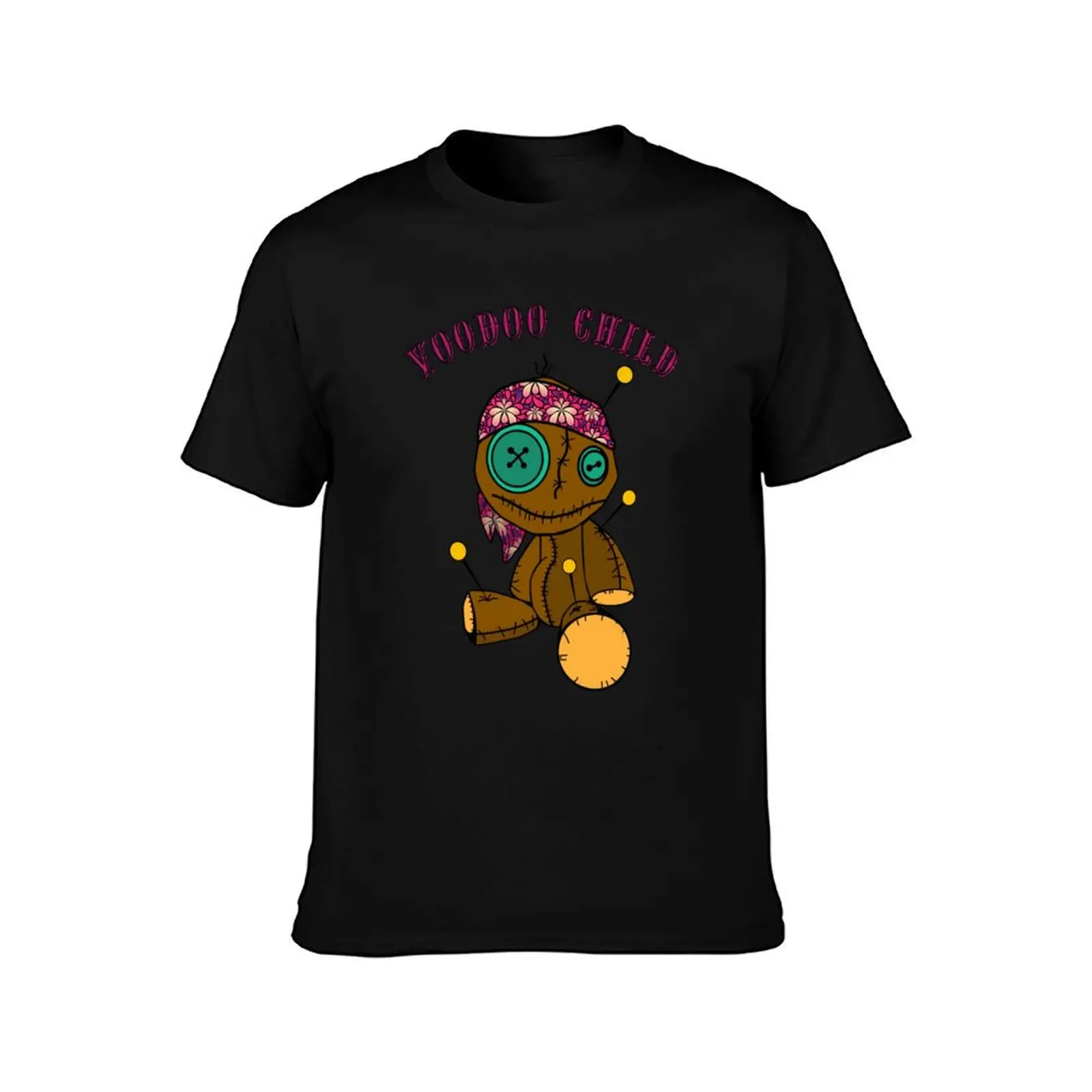 Voodoo Child T-Shirt No Iron Casual Short Sleeve Top T-Shirt