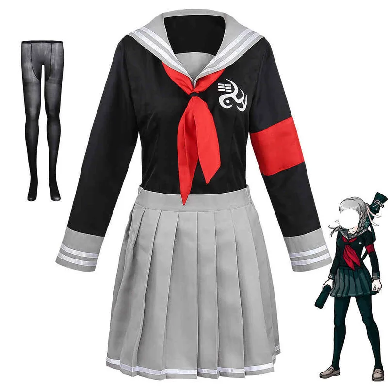 

Costume Wheel Dance Cosplay Goodbye Despair Academy Edogawa Yuko Anime Danganronpa