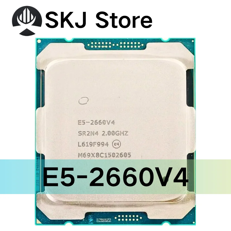 

Xeon E5 2660 V4 E5 2660V4 E5-2660 V4 E5-2660V4 2.0GHZ 14-Cores 35MB SmartCache FCLGA2011-3 105W