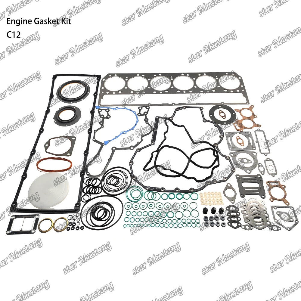 

Комплект прокладок двигателя C12, подходит для деталей двигателя Caterpillar