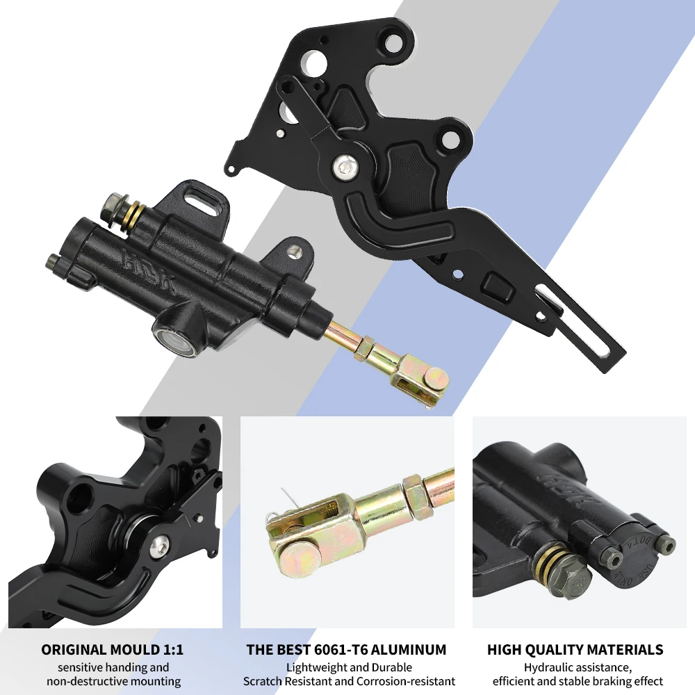 اكسسوارات الدراجات النارية الخلفية الهيدروليكية القدم بدال فرامل رافعة عدة ل SEGWAY X160 X260 ل SURRON Surron Lightbee S/X الترابية E-الدراجة