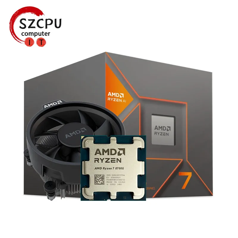 AMD Ryzen 7 8700G AI 8 Cores 16 Threads 5.1GHz AM5 Processors with Cooler