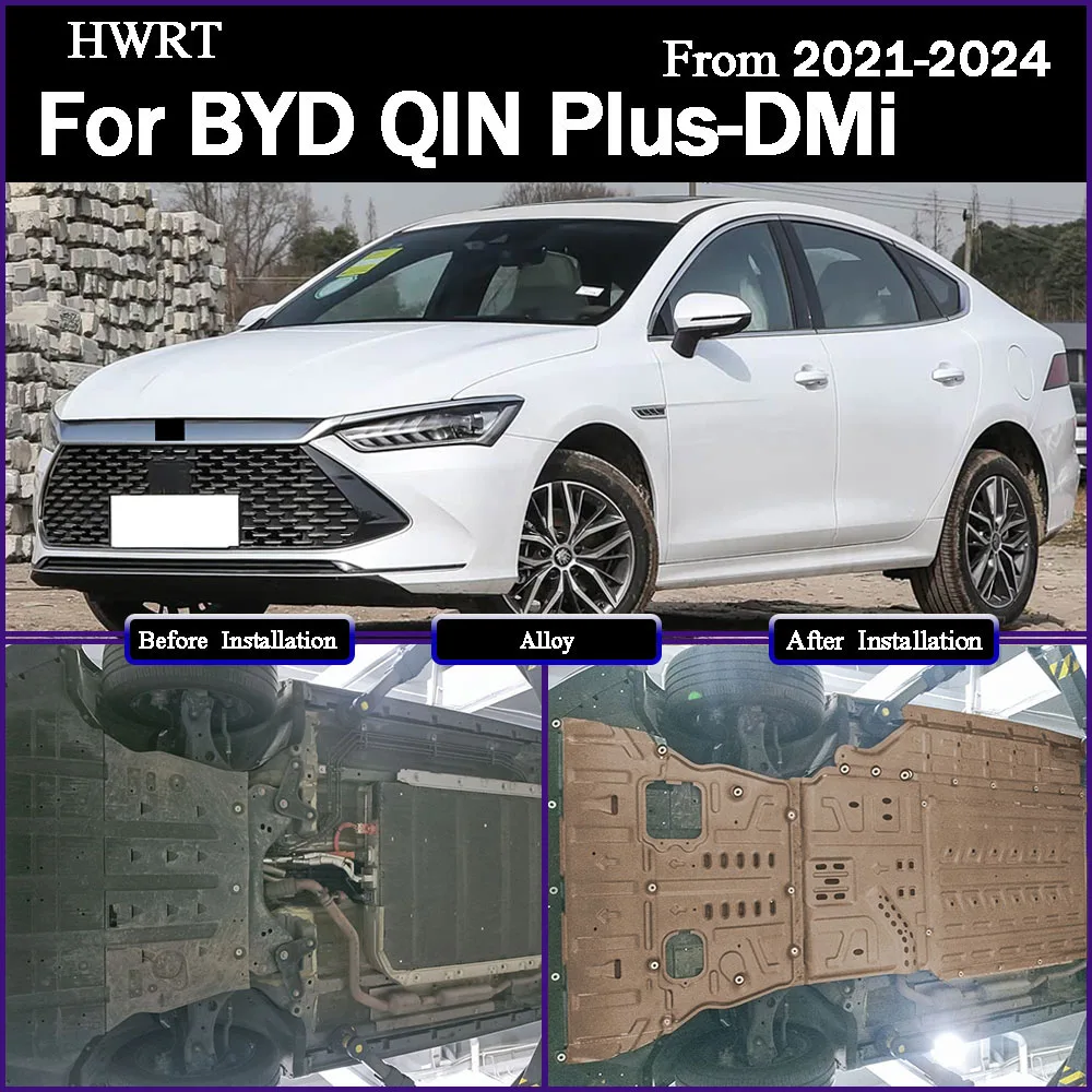 

Battery motor lower guard plate Automobiles Parts accesorios para auto tools For BYD QIN Plus-DMi 2021-2024 120KM 5-piece set