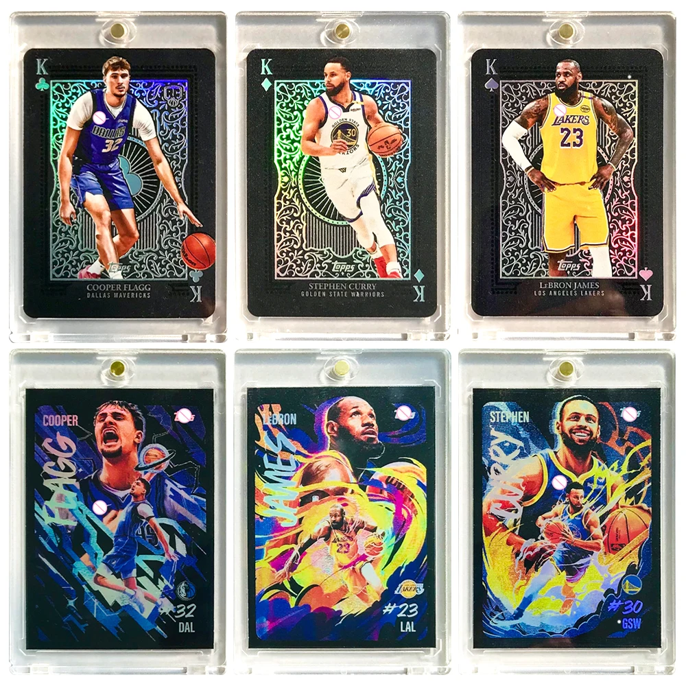 

PANINI DIY homemade Flagg James Curry 2026 Refraction Glitter Laser Collectible Card Brick Texture Christmas birthday gift