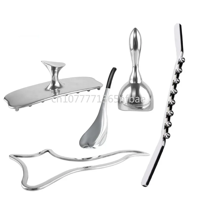 

Ice carved guasha metal treatment massage tool, 304 stainless steel massager