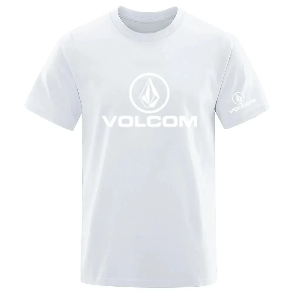 VOLCOM 2026 Neues Herren-Sport-T-Shirt mit kurzen Ärmeln, schnelltrocknend, atmungsaktiv, bedruckt, für Fitness – Detail 4