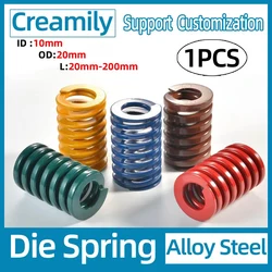 Creamily 1PCS Heavy Load Spiral Stamping Compression Mould Die Spring Length 20-200mm