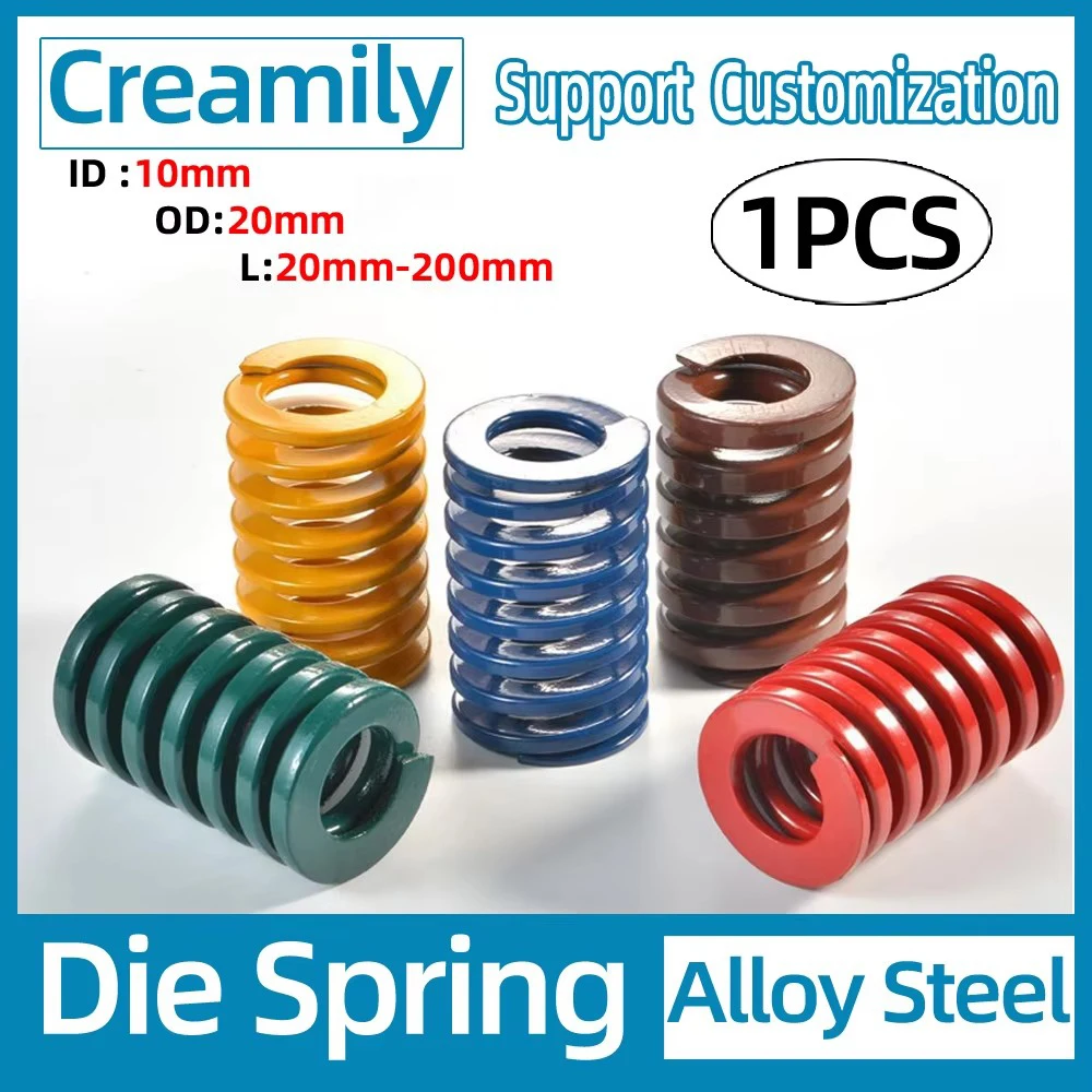 Creamily 1PCS Spiralna forma kompresyjna do tłoczenia ciężkich ładunków Długość sprężyny 20-200 mm