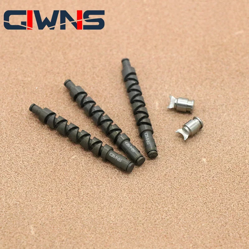 Eixo de torção meia lua pino para shimano 21 escorpião dc comprimento 43.1 & 5mm luz resistência ao desgaste carretel baitcast acessórios reparo