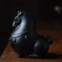 Stone Carved Tang Dynasty Shape Horse Statue, Plump, Physique, Gracef, Antiquity, Office, Home, Table Decoration 5