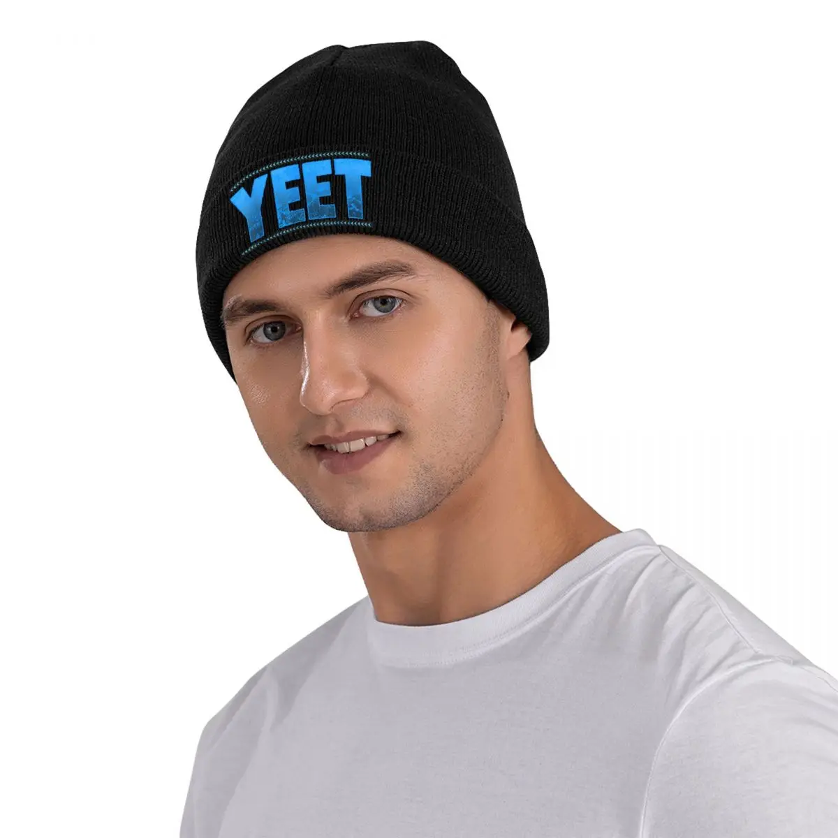 Vintage Jey Uso Yeet Saying For All Knitted Caps Women Men's Beanies Autumn Winter Hat Acrylic Sport Lover Gift cody rhodes Warm