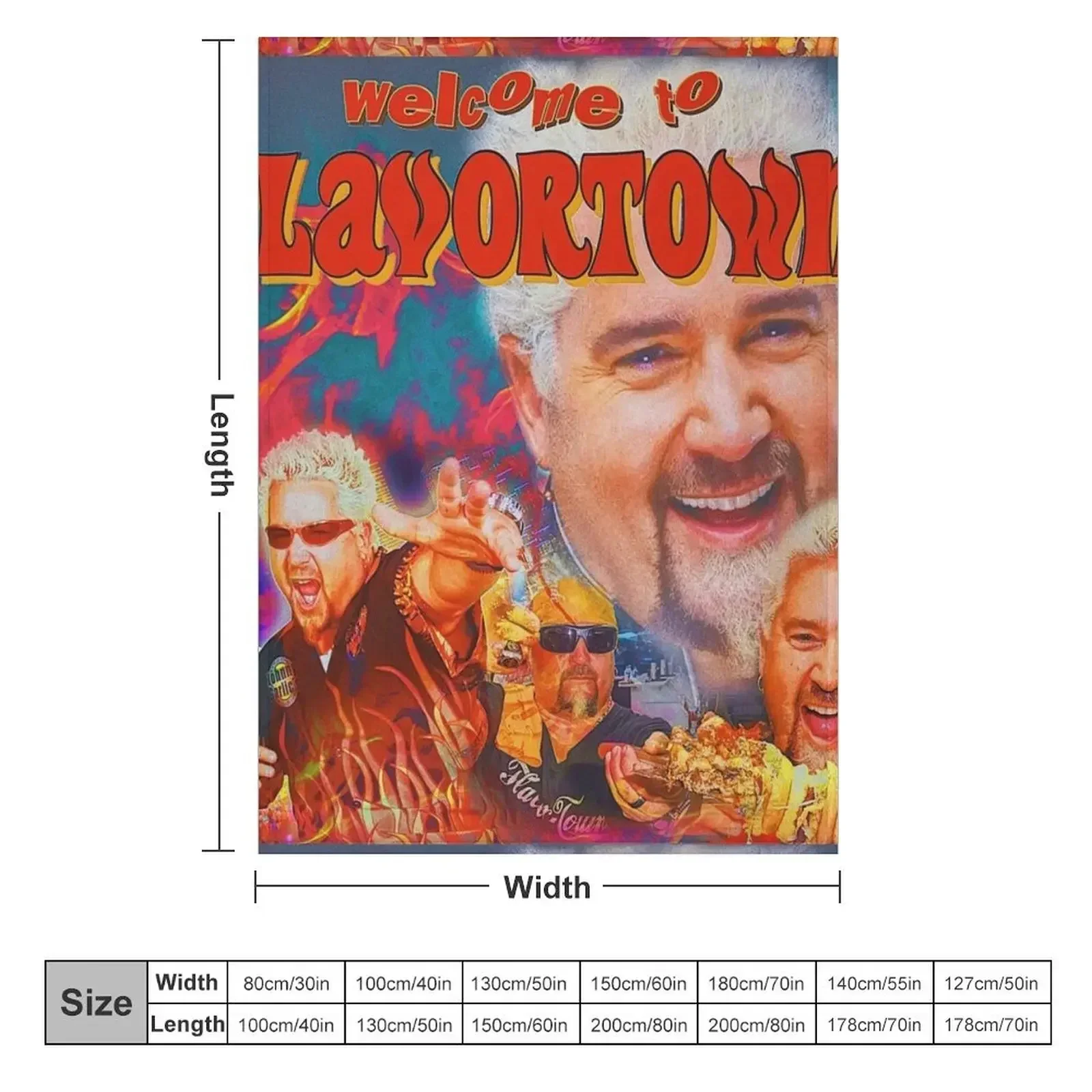 flavortown Throw Blanket Sofas Designers for babies Bed Decoratives Blankets For Baby Blankets