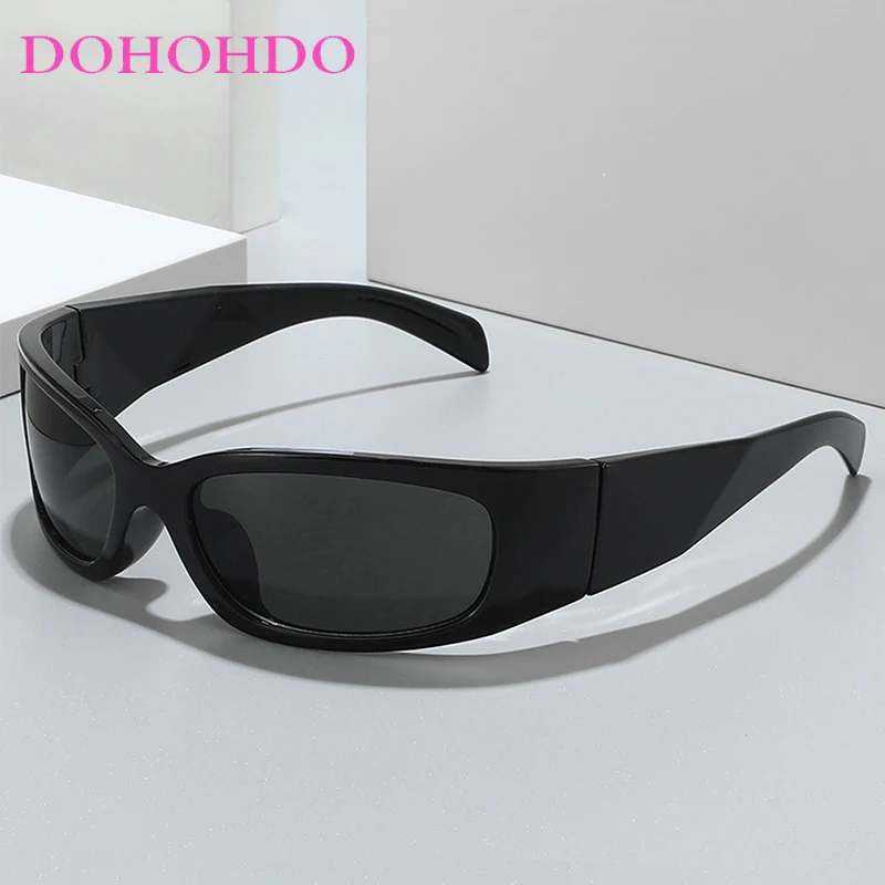 

Retro Y2K Sports Sunglasses For Men Women Punk Fashion Trend Luxury Brand Design Punk Outdoor Cycling Goggles Eyeglasses UV400