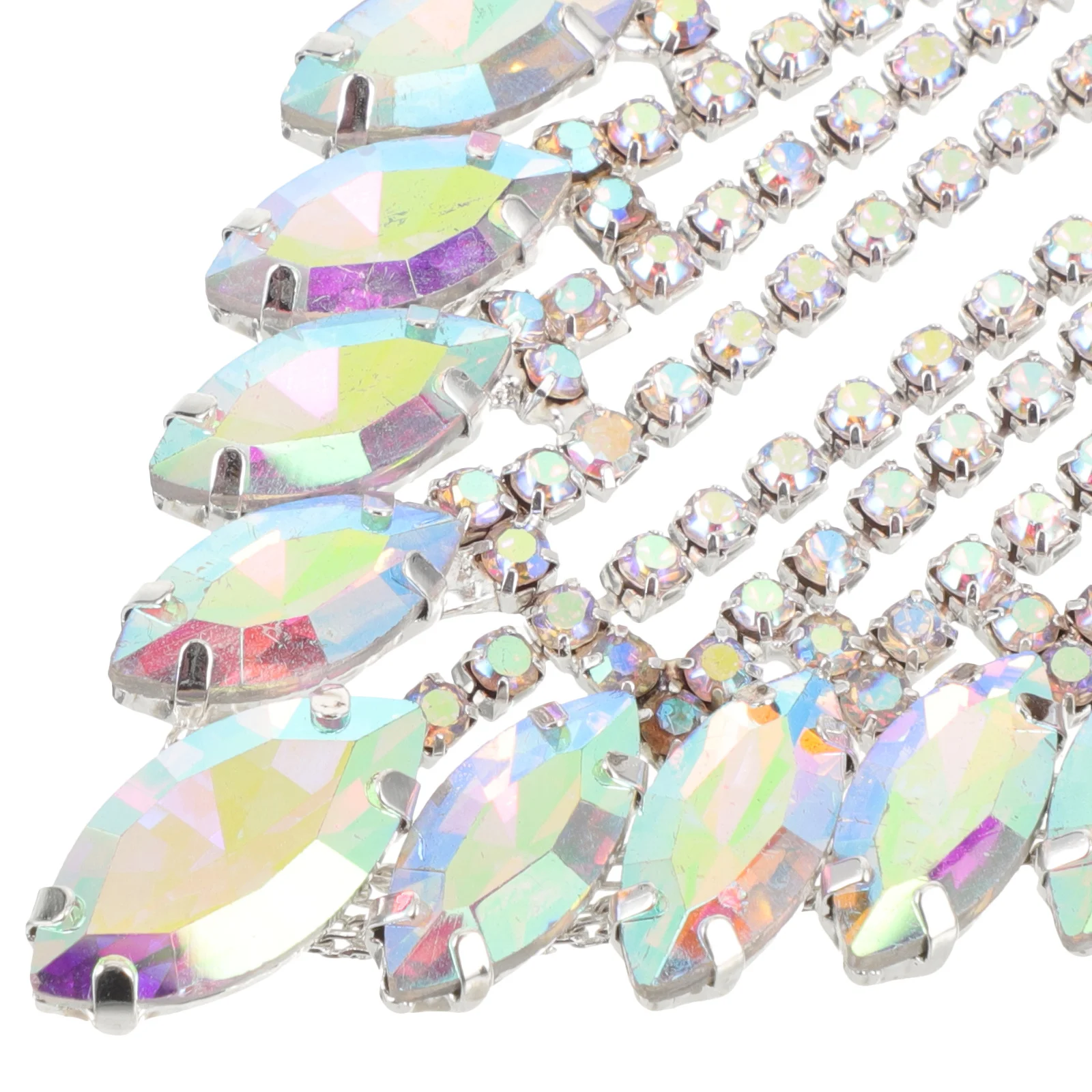 

1pcs Heart Rhinestone Alloy Applique Patch For Diy Clothing Handbag Shoes Sewing Craft Decorative Accessories Garment Supplies